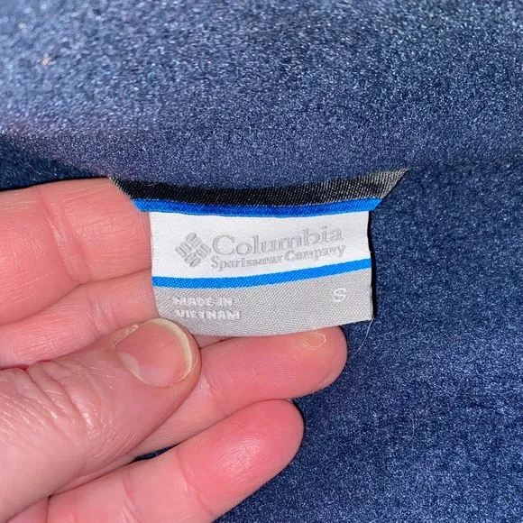 Columbia navy Blue Fleece Jacket - Picture 3 of 6